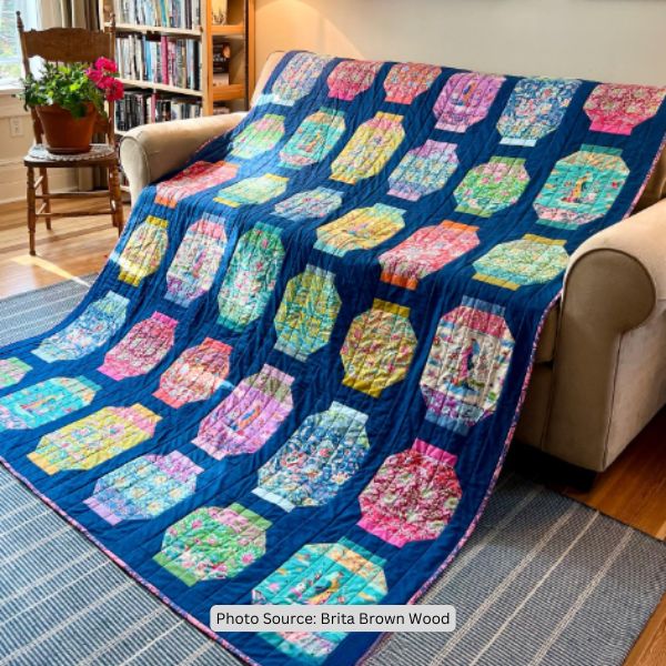 Lantern Quilt Idea from Brita Brown Wood