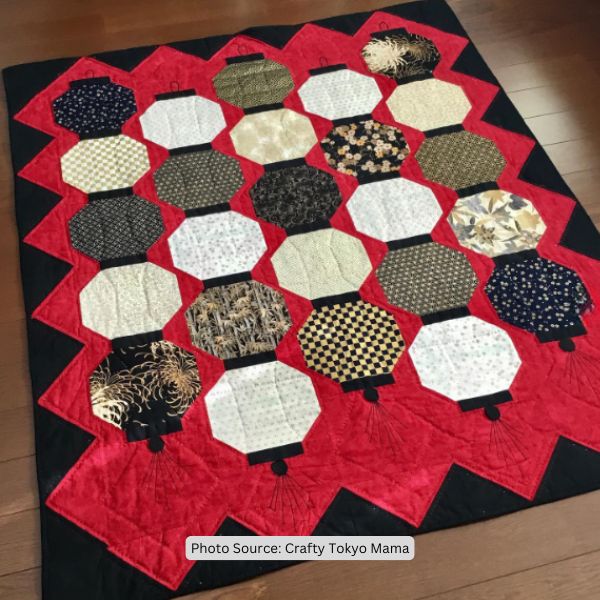 Lantern Quilt Idea from Crafty Tokyo Mama