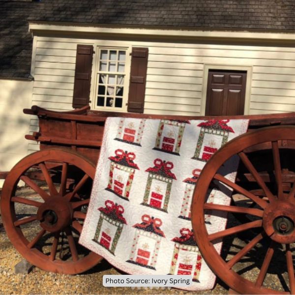 Lantern Quilt Idea from Ivory Spring