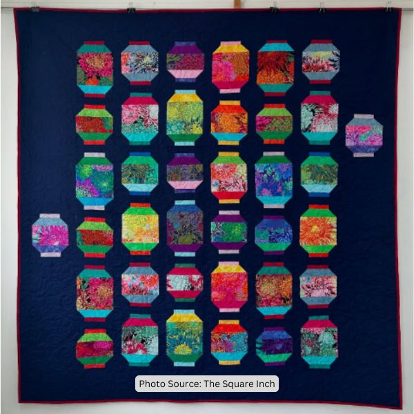 Lantern Quilt Idea from The Square Inch