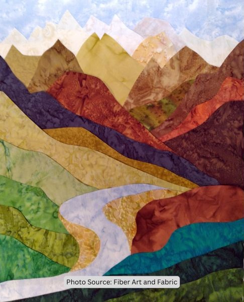 Mountain Lake Landscape Quilt Pattern - etsy