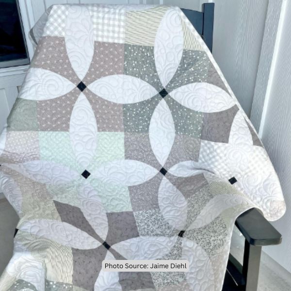 Neutral Quilt Idea from Jaime Diehl