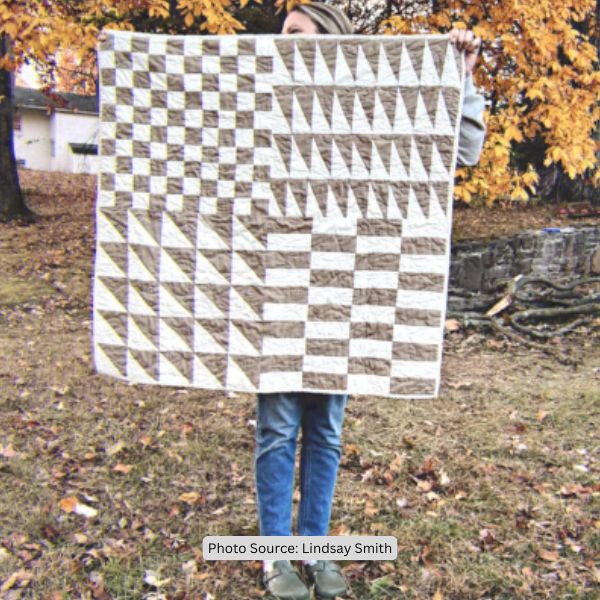 Neutral Quilt Idea from Lindsay Smith
