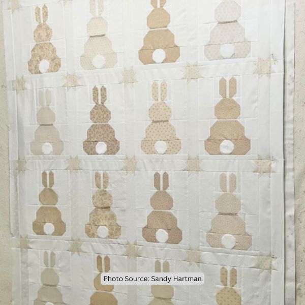 Neutral Quilt Idea from Sandy Hartman