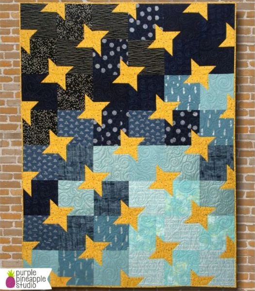 Postcard Starry Night Quilt Pattern - etsy