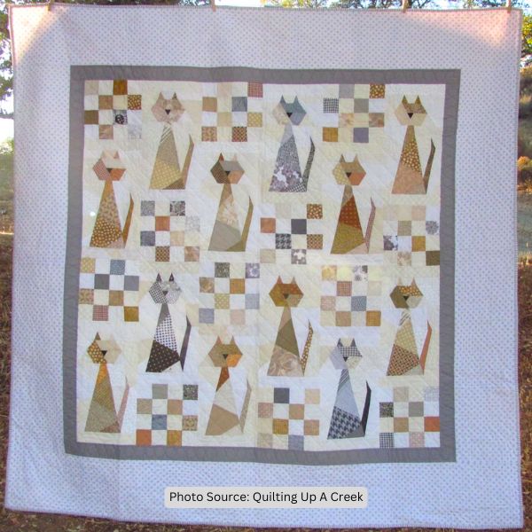 Scrappy Cats Quilt Pattern - etsy