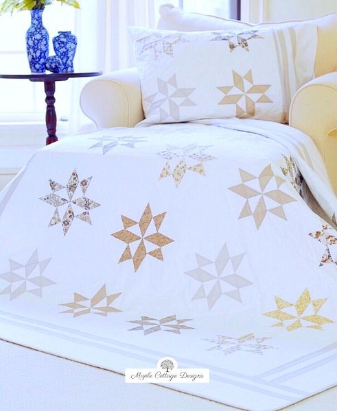 Silver Star Latte Quilt Pattern - etsy
