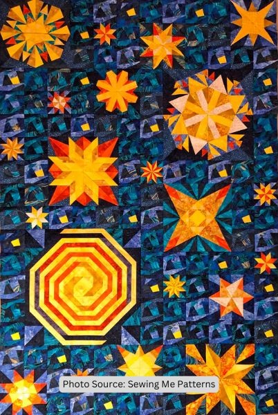 Starry Night Galaxy Quilt Pattern - etsy