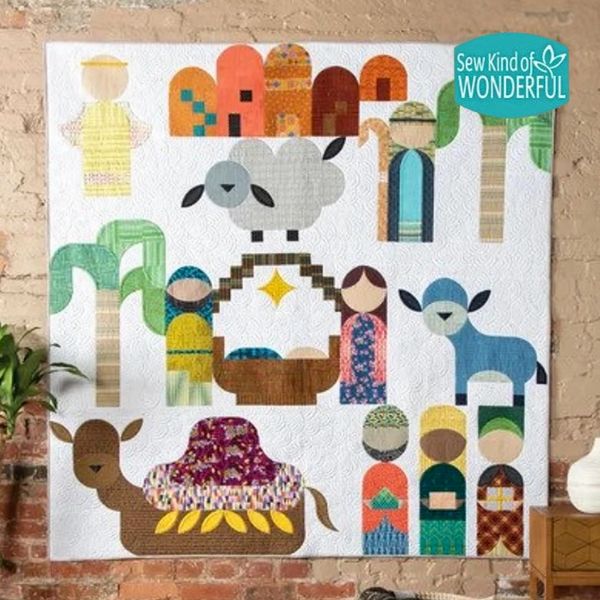 Starry Night Nativity Quilt Pattern - etsy