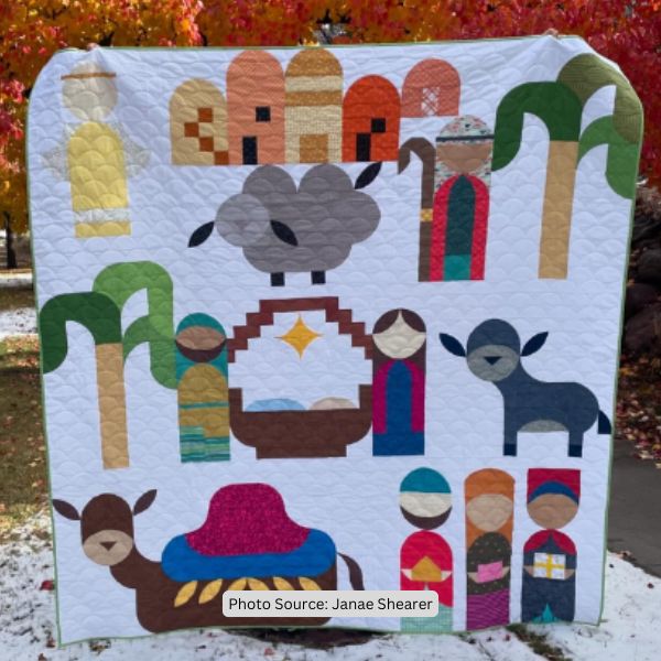 Starry Night Quilt Idea from Janae Shearer