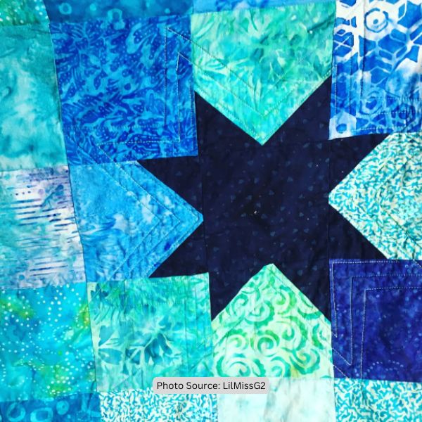 Starry Night Quilt Idea from LilMissG2