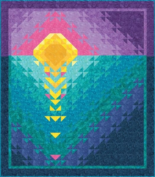 Sunset at Sea Quilt Pattern - etsy
