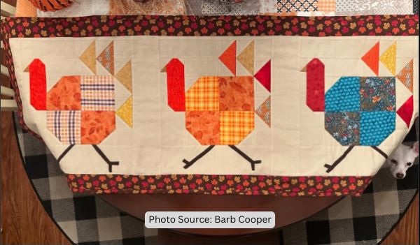 Turkey Quilt Idea from Barb Cooper