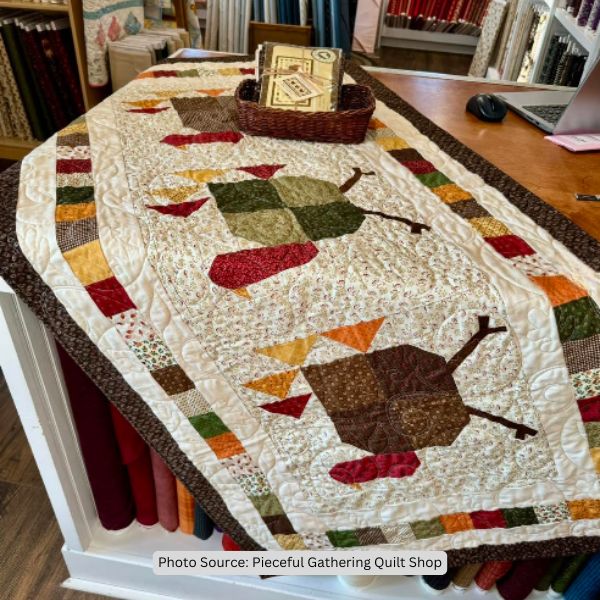 Turkey Quilt Idea from Pieceful Gathering Quilt Shop