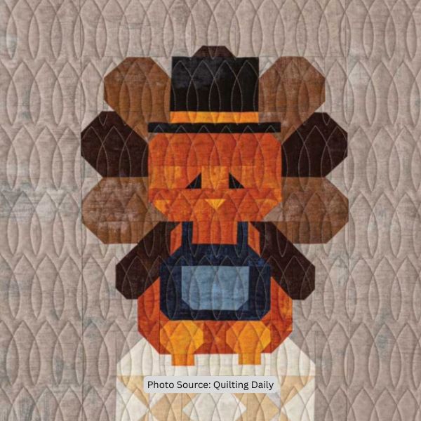 Turkey Quilt Idea from Quilting Daily