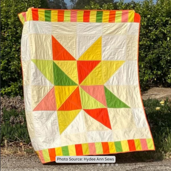 Big Star Quilt Idea from Hydee Ann Sews