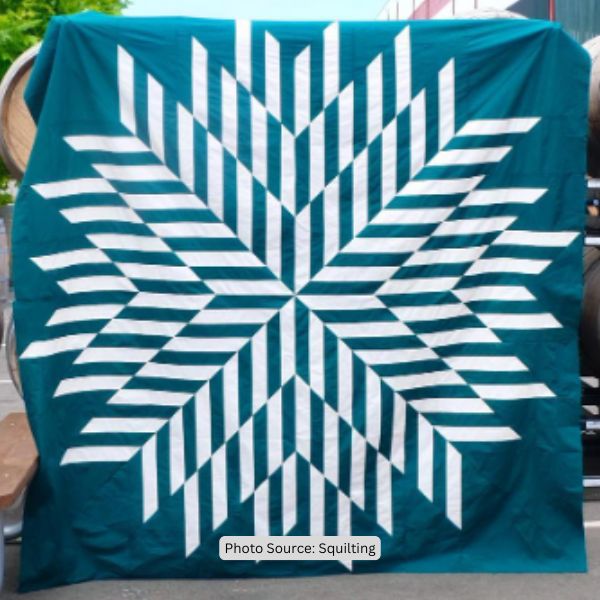 Big Star Quilt Idea from Squilting