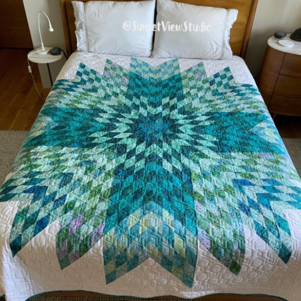 Big Star Quilt Idea from Sunset View Studio