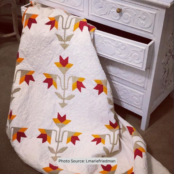 Carolina Lily Quilt Idea from Lmariefriedman