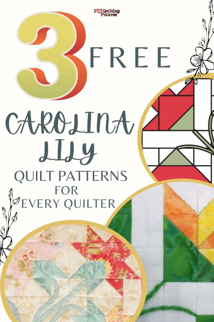 Carolina Lily Quilt Patterns Roundup 2 ILQF Pinterest