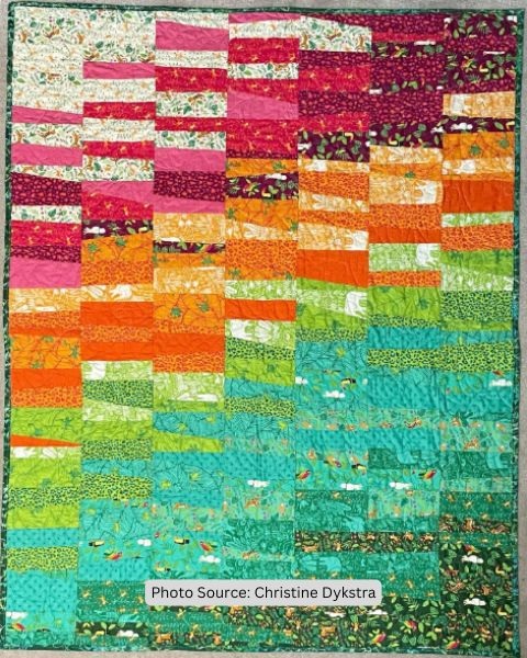 Cobblestone Quilt Idea from Christine Dykstra