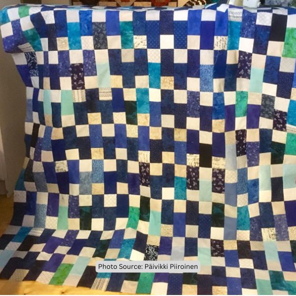 Cobblestone Quilt Idea from Päivikki Piiroinen