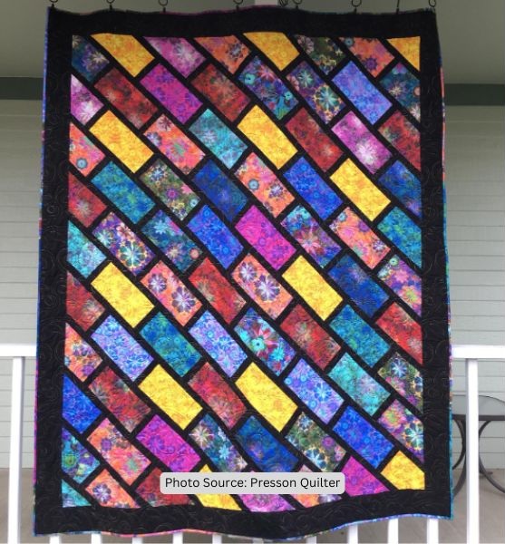 Cobblestone Quilt Idea from Presson Quilter