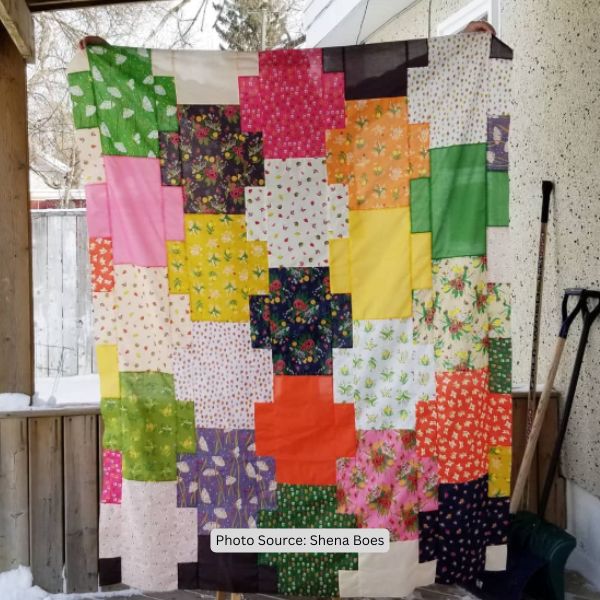 Cobblestone Quilt Idea from Shena Boes