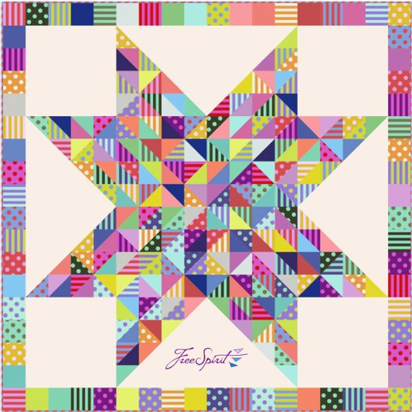 Confetti - free quilt patter