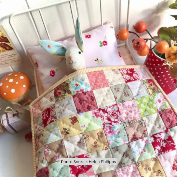 Doll Quilt Idea from Helen Philipps