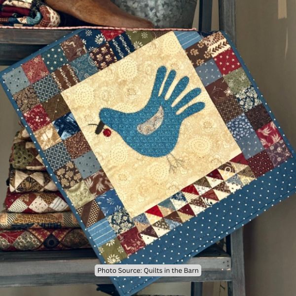 Doll Quilt Idea from Quilts in the Barn