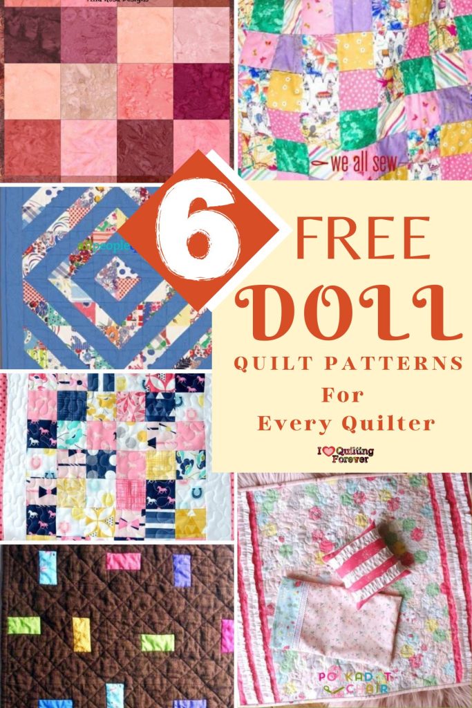 Doll Quilt Patterns Roundup 3 ILQF Pinterest