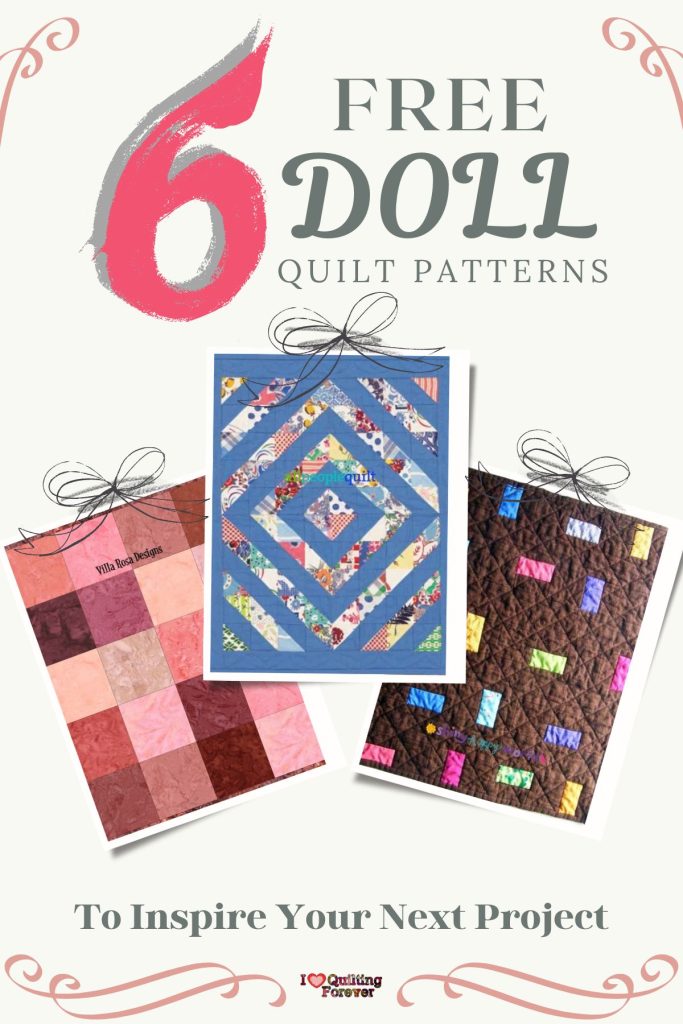 Doll Quilt Patterns Roundup 4 ILQF Pinterest