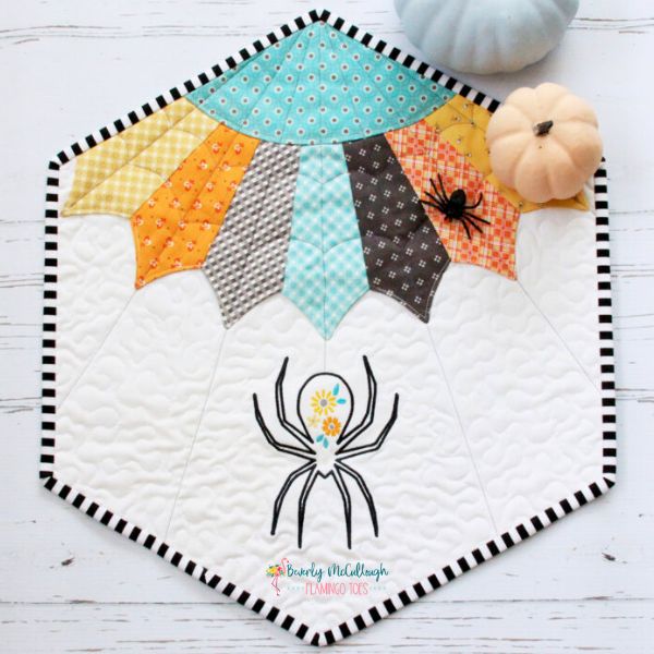 Floral Spider Web - free quilt pattern