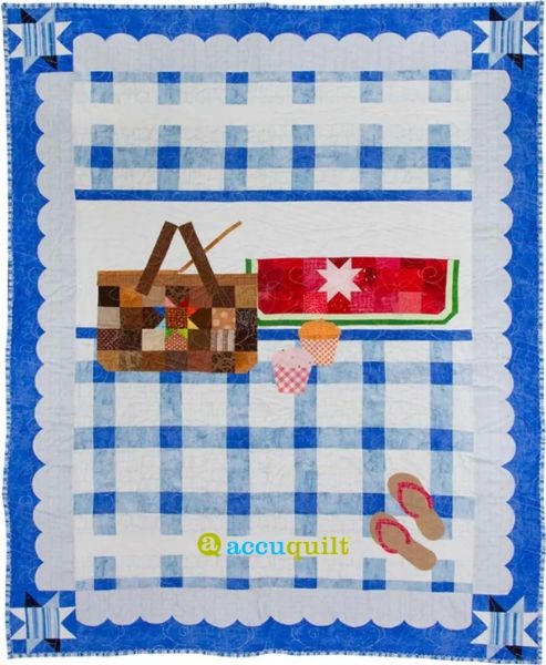 GO! Gingham Picnic - free quilt pattern