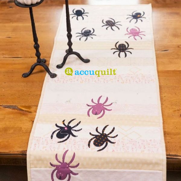 GO! Spider Cluster Table Runner - free quilt pattern