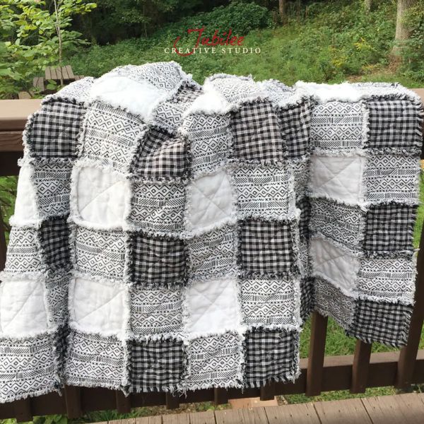 Gala Gingham Rag Quilt Pattern - etsy