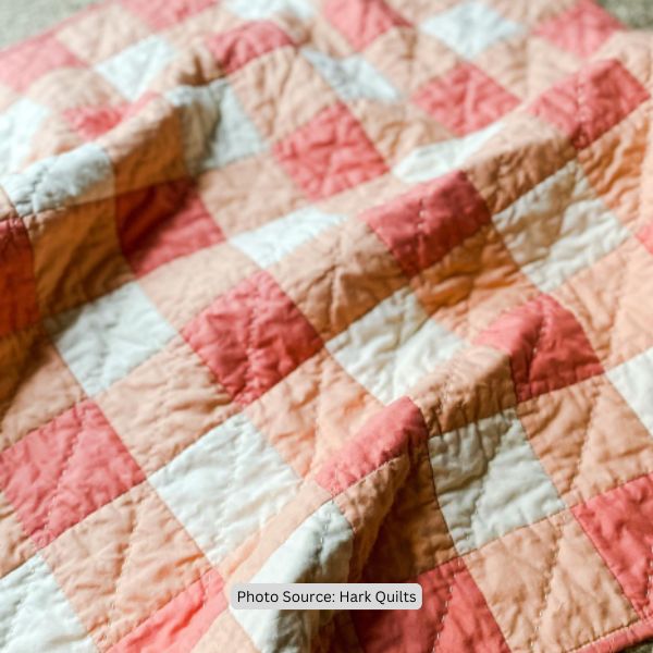 Gingham Quilt Idea from Hark Quilts