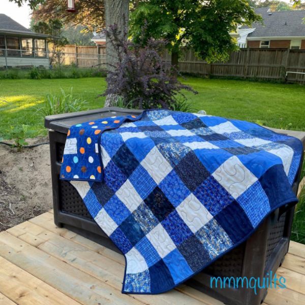 Gingham Quilt Idea from MMMQuilts