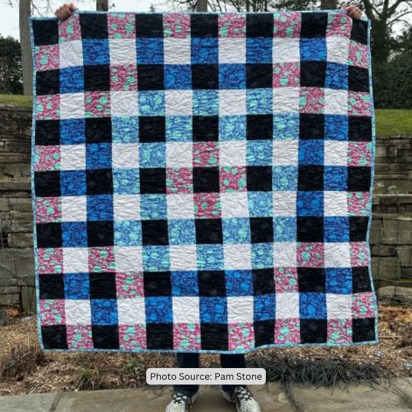 Gingham Quilt Idea from Pam Stone