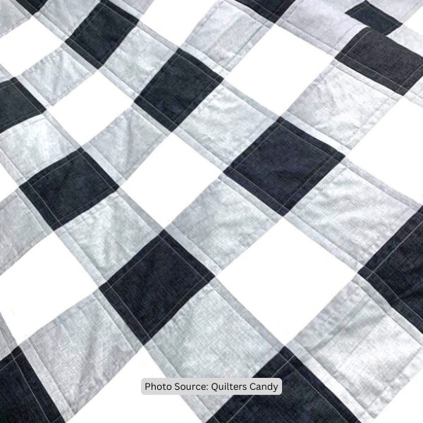 Gingham Quilt Idea from Quilters Candy