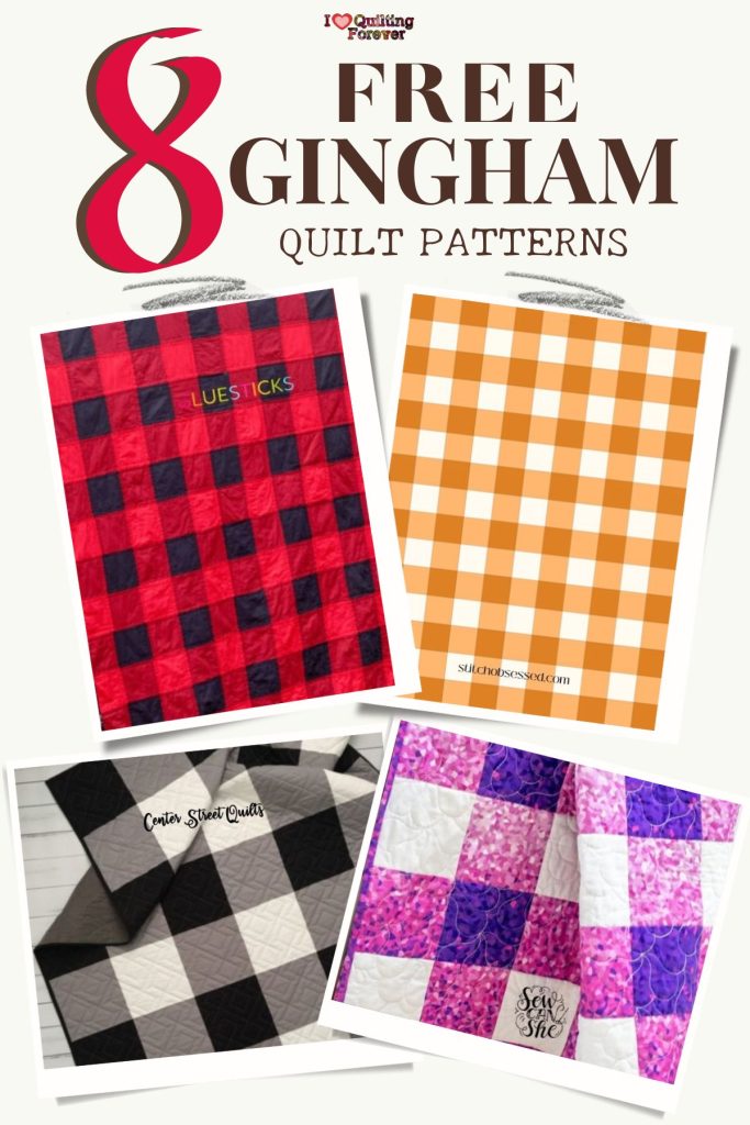 Gingham Quilt Patterns Roundup 3 ILQF Pinterest