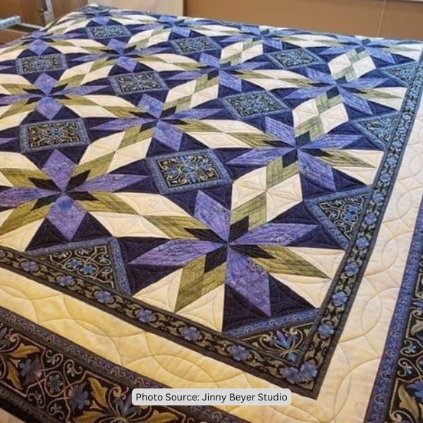 Midnight Garden Quilt Idea from Jinny Beyer Studio