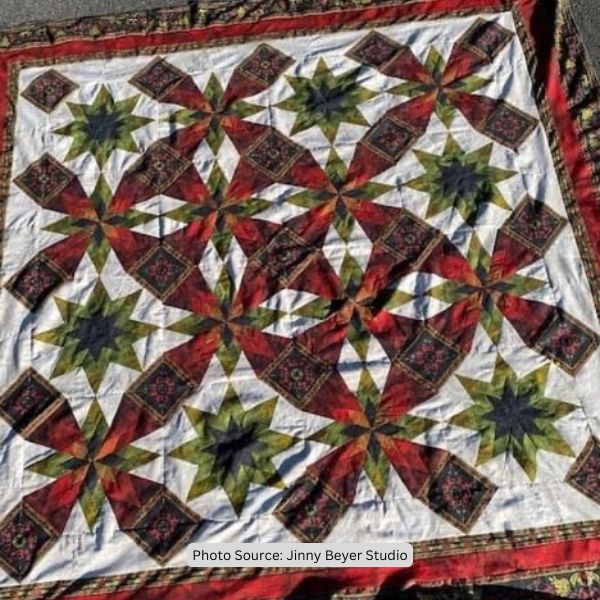 Midnight Garden Quilt Idea from Jinny Beyer Studio