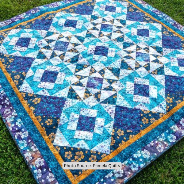 Midnight Garden Quilt Idea from Pamela Quilts