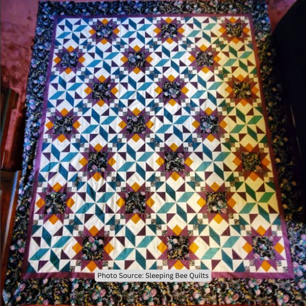 Midnight Garden Quilt Idea from Sleeping Bee Quilts