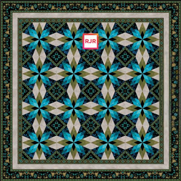 Midnight Garden - free quilt pattern