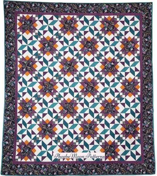 Midnight Gardens Quilt Pattern - etsy