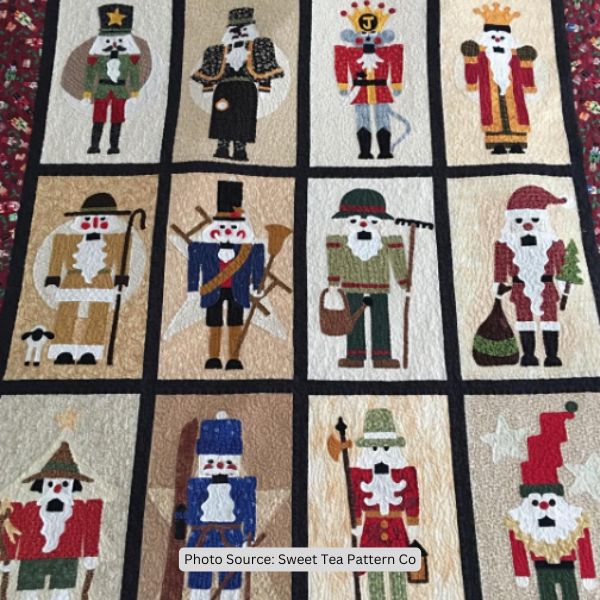 Nutcracker Quilt Idea from Sweet Tea Pattern Co