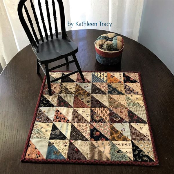 Simple Triangles Doll Quilt Pattern - etsy